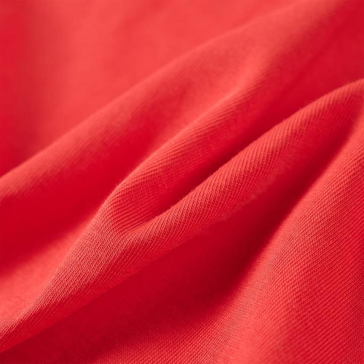 Image du produit VidaXL T-shirt enfant rouge 128,Composition : 100 % coton,Couleur (128)