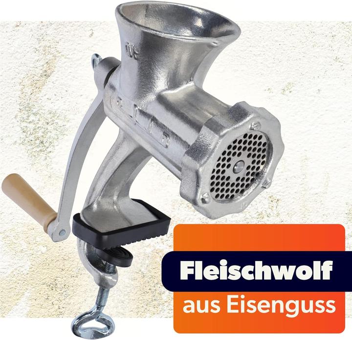 Produktbild Kadax Fleischwolf aus Eisenguss, Grösse 10
