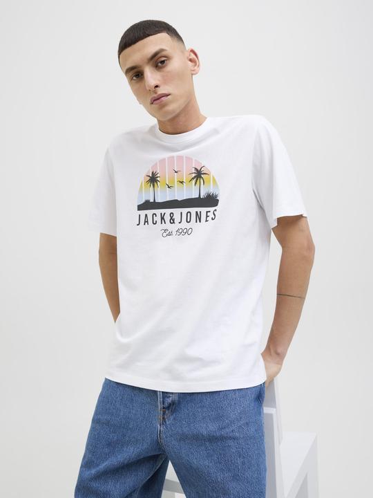 Image du produit Jack & Jones Gedruckt Rundhalsausschnitt T-shirt T-shirt (L)