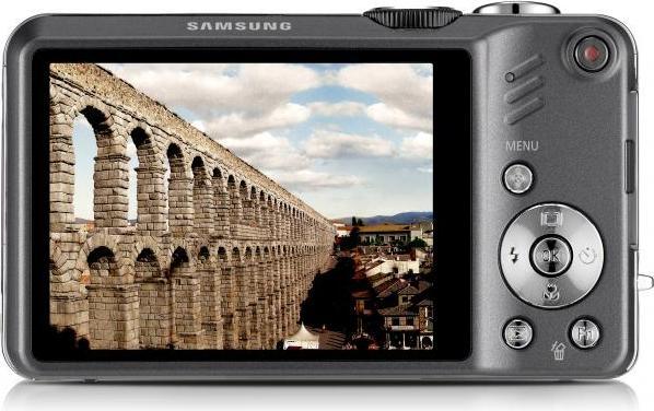 Produktbild Samsung WB600, 12MPixel, 15x WW-Zoom, HD-Movies, Schwarz (1/2,3'')