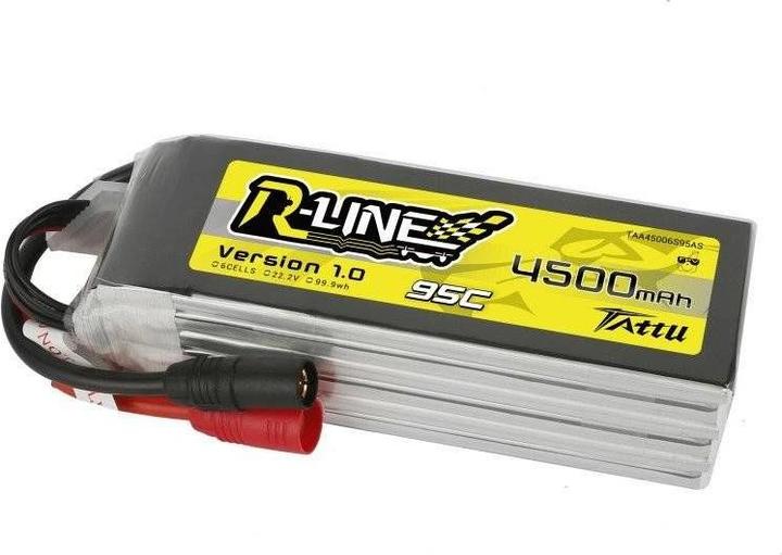 Image du produit Gens Ace LiPo Pack Tattu 4500mAh 22,2V 95C 6S1P(XT90) (22.20 V, 4500 mAh)