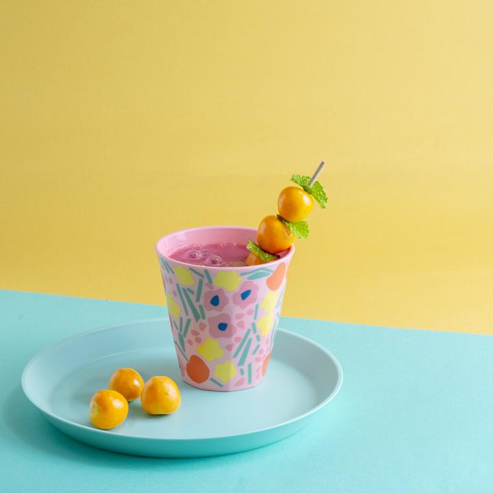 Actual product image Koziol Nora M Blooms drinking cup 300 ml, 1 piece, Sweet Pink (0.30 l, 1 x)