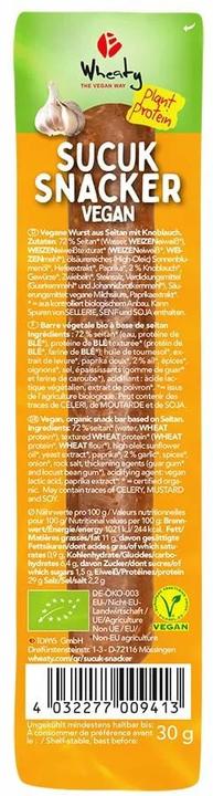 Wheaty Sucuk Snacker VEGAN Bio (30 g)