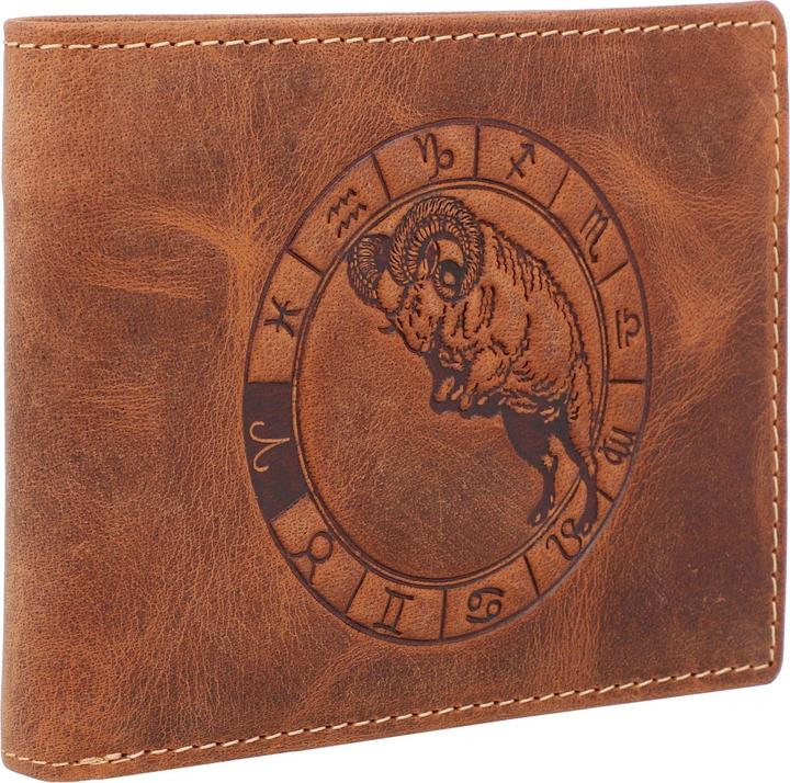 Produktbild Greenburry Vintage Sternzeichen Geldbörse Leder 12 cm