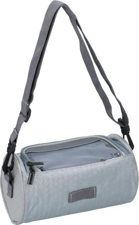 Produktbild Dunlop - Fahrradlenkertasche/Gepäcktasche mit Smartphonetasche (grau) (1.20 l, Lenkertasche)