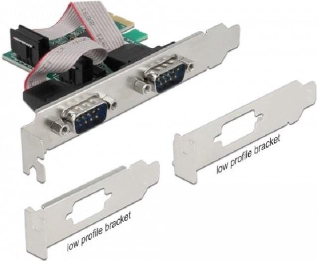 Delock PCI Express card 90046 2x serial / RS232