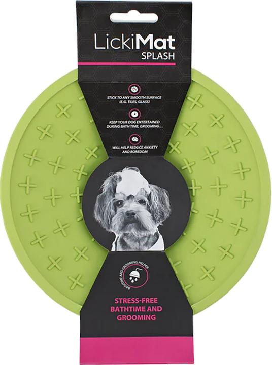 Productafbeelding LickiMat LICKI MAT - Hondenbak Splash Groen 19Cm - (645.5326)