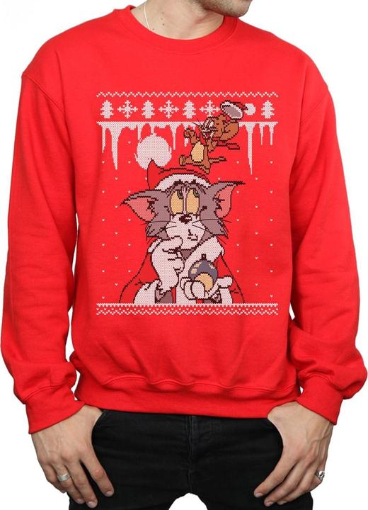 Produktbild Tom & Jerry Christmas Fair Isle Sweatshirt (S)