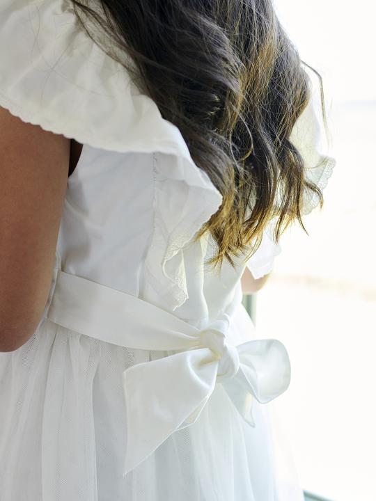 Produktbild Vertbaudet Festliches Mädchen Volantkleid, Musselin & Tüll (146)