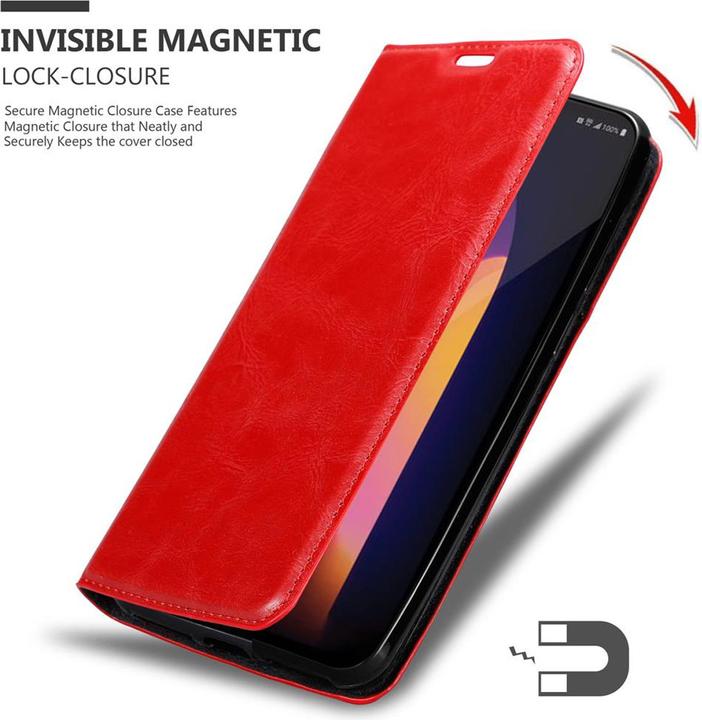 Actual product image Cadorabo Book Invisible Magnet Cover (LG V60 ThinQ 5G)