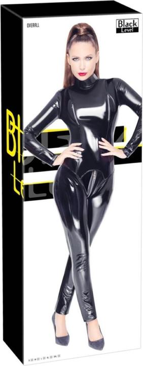 Black Level Vinyl Jumpsuit Black M (M)
