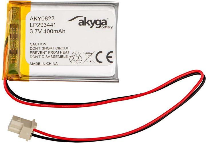 Actual product image Akyga LP293441 Akkupack x Spezial-Akku LiPo 3.7 V 400 mAh (3.70 V, 400 mAh)