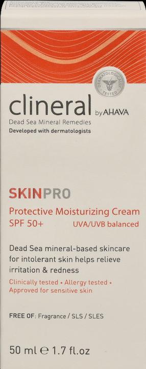 Produktbild Ahava CLINERAL Protective Moisturizing Cream SPF50 (Sonnencreme Gesicht, SPF 50, 50 ml, 50 g)
