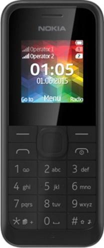Produktbild Nokia 105 Dual SIM, black (EU) (1.45", 2G)