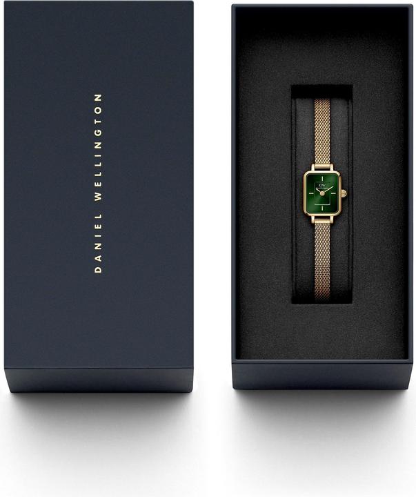 Produktbild Daniel Wellington Quadro Mini Evergold Emerald Gold (Analoguhr, 15.50 mm)