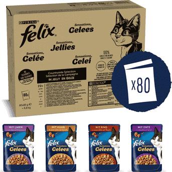 Felix Countryside Selection (Adult, 80 pcs., 7600 g)