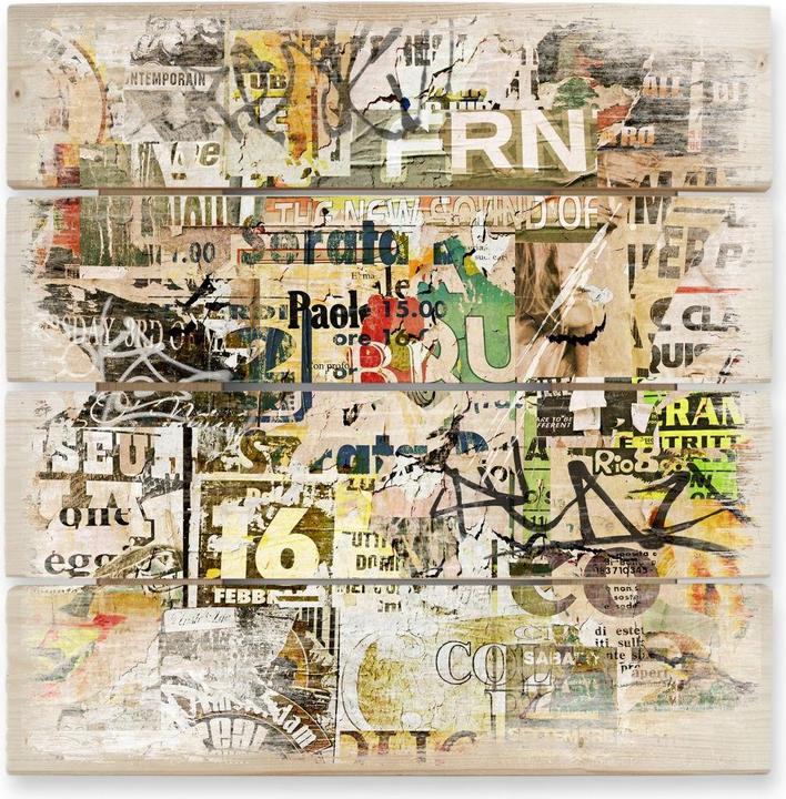 Actual product image Trenddeko Torn Poster (40 x 41.5 cm)
