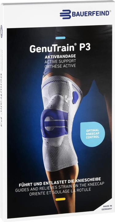 Actual product image GenuTrain P3 active bandage size 3 right titanium (3)