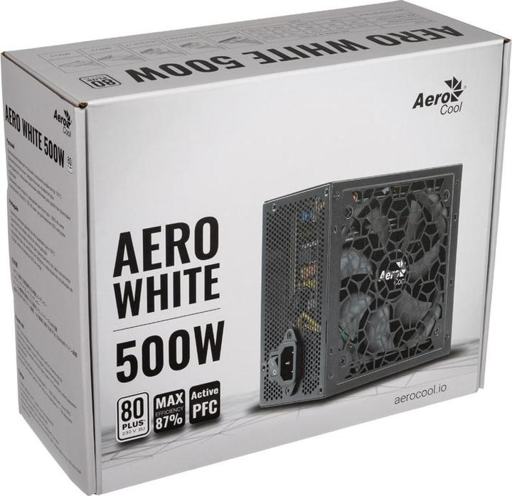 Produktbild AeroCool Netzteil AERO WHITE (500 W)