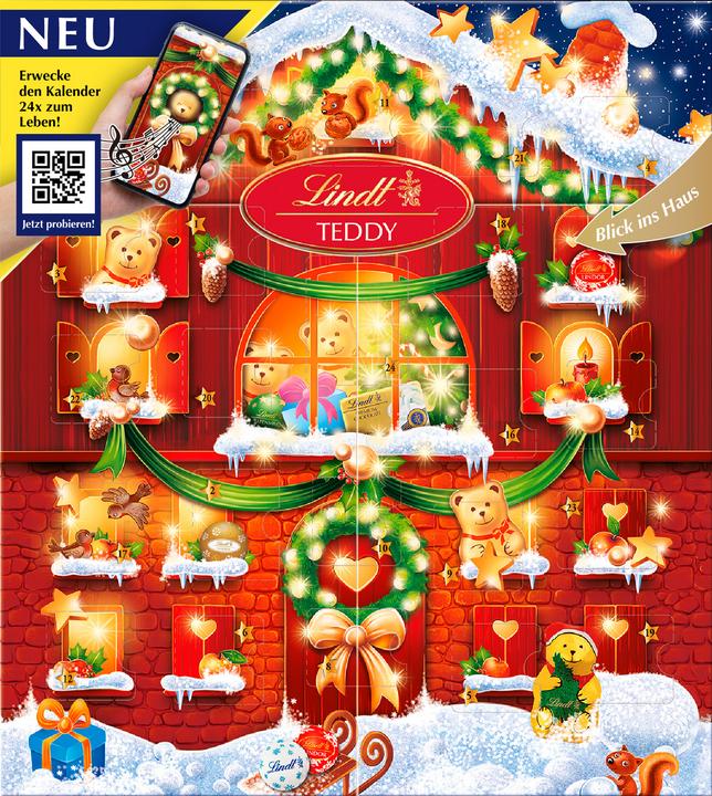 Lindt Teddy Adventskalender (128 g)