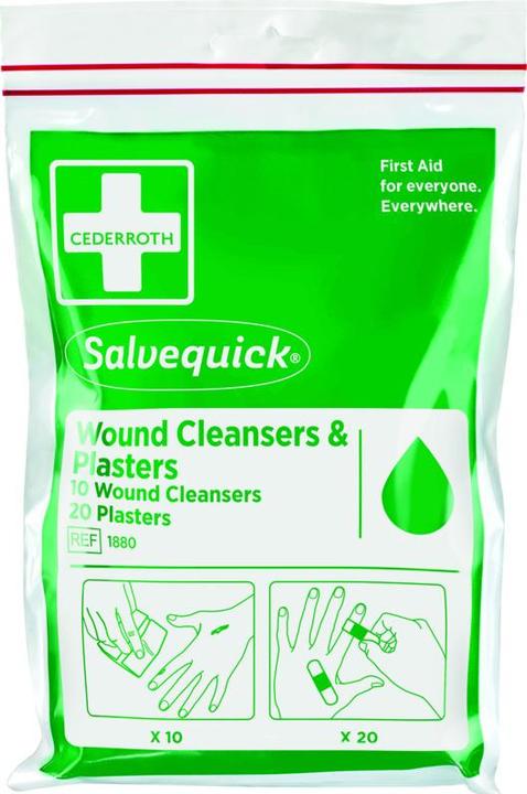 Energie-Label Cederroth Wundreiniger und Pflaster Salvequick (First Aid Kit)