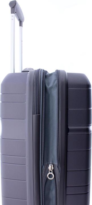 Actual product image Wüsthof 3800 4-wheel cabin trolley 55 cm with stretch fold (36 l, Hand luggage (up to 50 litres))