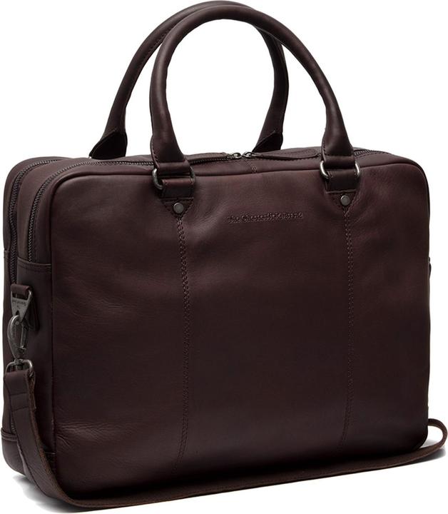 Immagine prodotto The Vegan Cow Chesterfield Marca Leren Laptoptas Bruin Boston