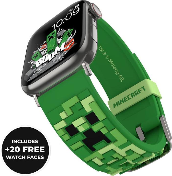 Produktbild Moby Fox Minecraft bracelet pour smartwatch Creeper (Silikon)