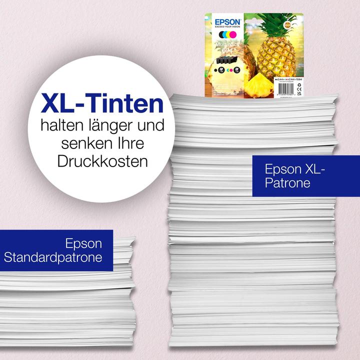 Actual product image Epson 604XL EasyMail Multipack (M, FC, Y, C)