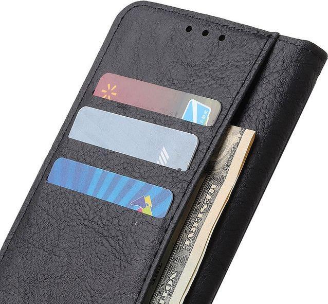 Actual product image MU Classic Litchi Leather Bookcover Series (Motorola Moto G 5G)