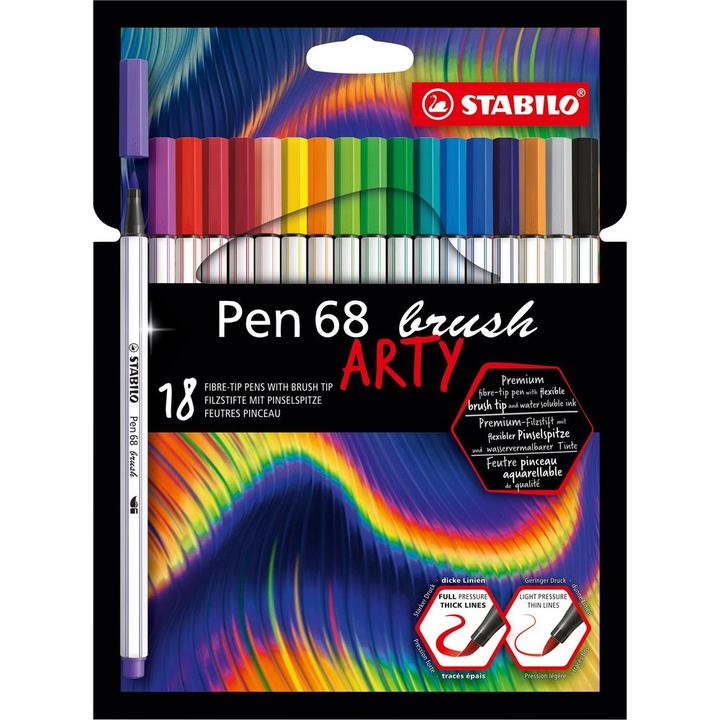 Produktbild STABILO Pen68 (Sortiert, 18 x)