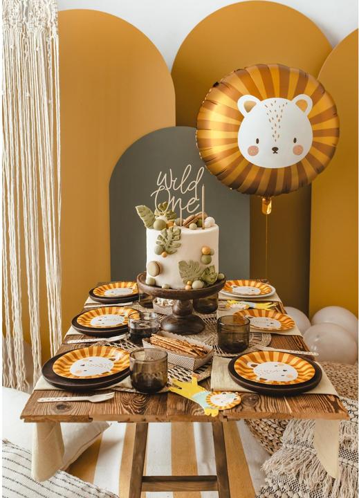 Image du produit Partydeco Ballon en plastique Lion 70 x 67 cm, jaune (1 x)