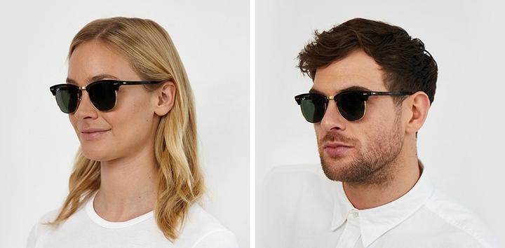 Actual product image Ray Ban Clubmaster