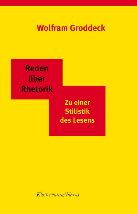 Actual product image Groddeck:Reden über Rhetorik (German, Wolfram, 2020)