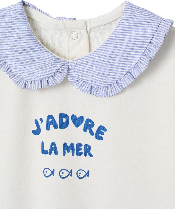 Image du produit Vertbaudet Baby Sweatshirt mit Bubikragen und Recycling-Polyester (92)