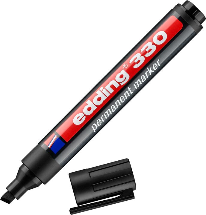 Image du produit Edding Marqueur permanent 330 (Noir, 1 mm, 1 x)