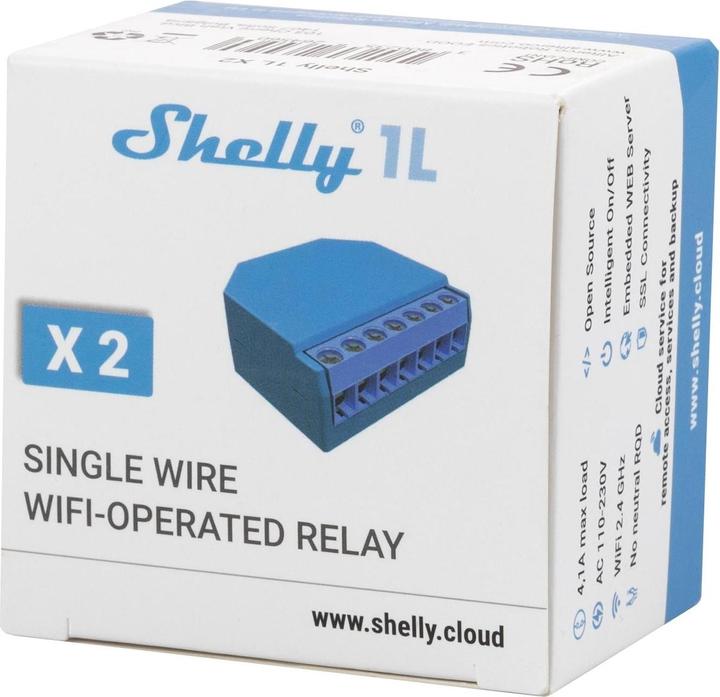 Produktbild Shelly WLAN-Schaltaktor 1L WiFi-Relais (Schaltaktor)
