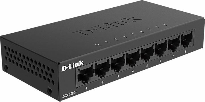 Actual product image D-Link DGS-108GL (8 Ports)
