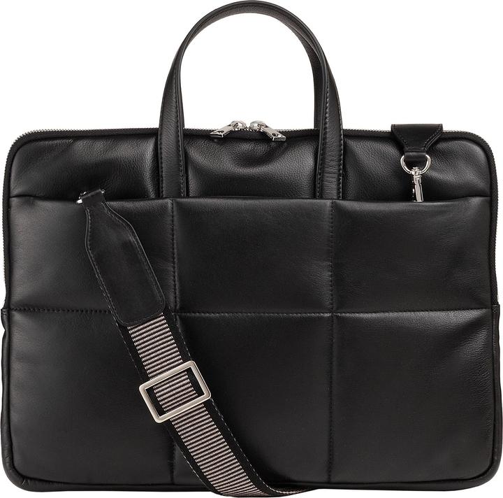 Actual product image Dudu Togean laptop bag leather 36 cm