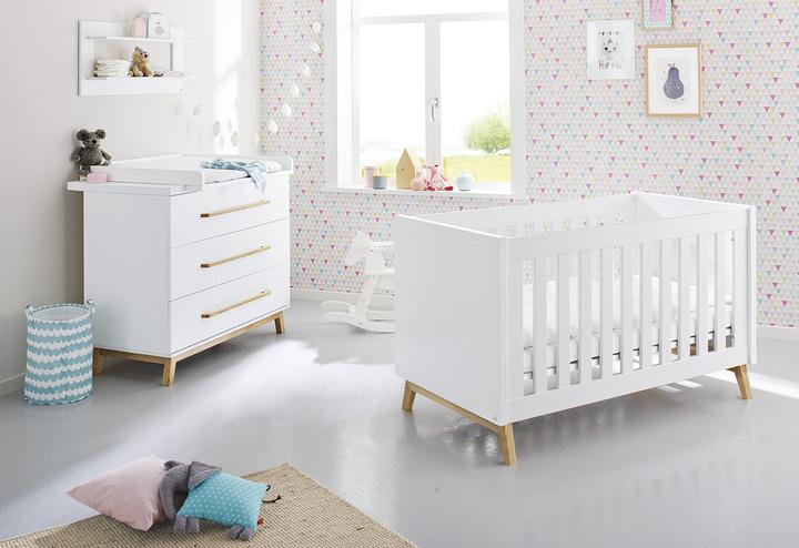 Pinolino Economy set Riva wide (Baby cot, Changing unit)