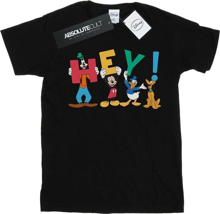 Actual product image Disney Boys Mickey Mouse Friends Hey T-Shirt (140, 146)