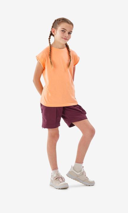 Produktbild Quechua Zip-Off-Hose Kinder Gr. 123–172 Wandern - MH500 bordeaux (8, 9, 10)