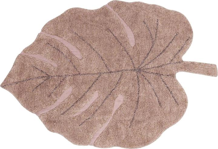 Produktbild Lorena Canals Teppich Monstera Vintage Nude (120 x 180 cm)