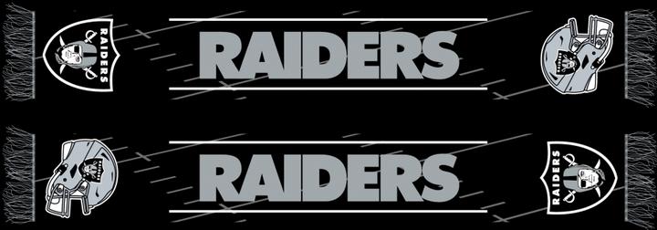Actual product image Great Branding Las Vegas Raiders HD Knitted Jaquard Scarf 145x20cm