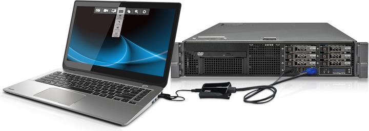 Immagine prodotto Aten Adattatore per console USB per laptop CV211