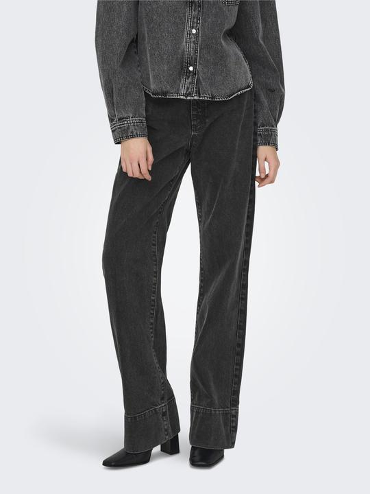 Produktbild Only Weiter Beinschnitt Säume zum Umschlagen Jeans Weit geschnitten jeans (W32/L32)