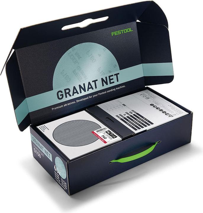 Actual product image Festool Netzschleifmittel D150 GR NET-Set (P80, P320, P220, P180, P120, P60)