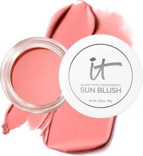 Produktbild It Cosmetics Glow with Confidence Sun Cream Blush Blendable Buildable Blush Bronzer für einen Hauch von Sonne
