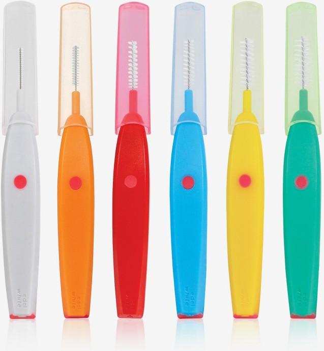 Actual product image Edel + White PROFI-LINE interdental brushes (6 x)