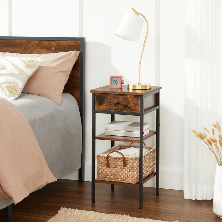 Actual product image Vasagle Bedside table (35 x 70 x 35 cm)